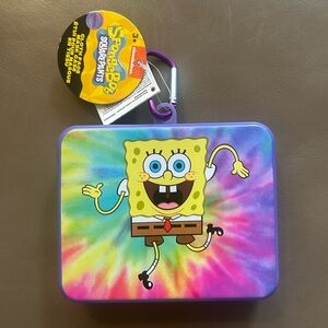 SpongeBob SquarePants Tie-Dye cloth face mask case 🧽💙💜💛🩷🍍